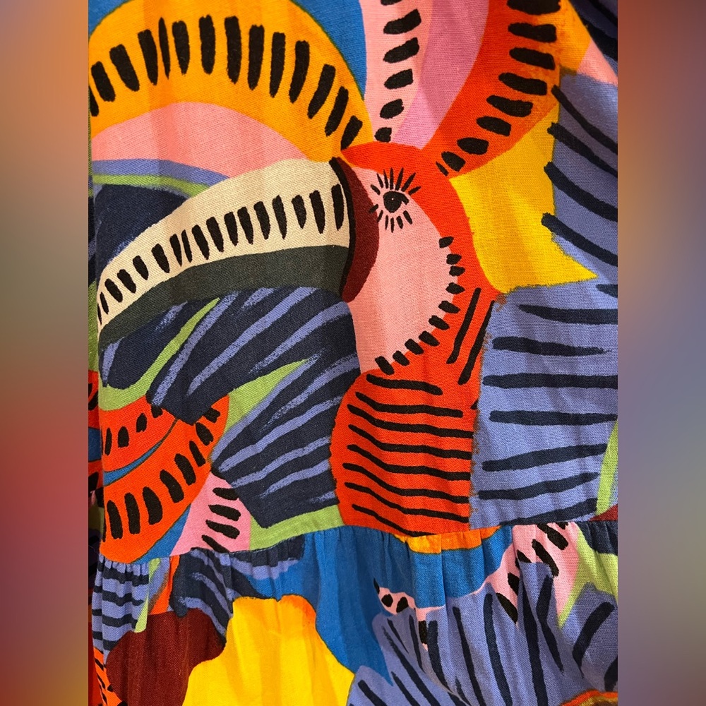Farm Rio Colorful Wrap Dress - Picture 9 of 15
